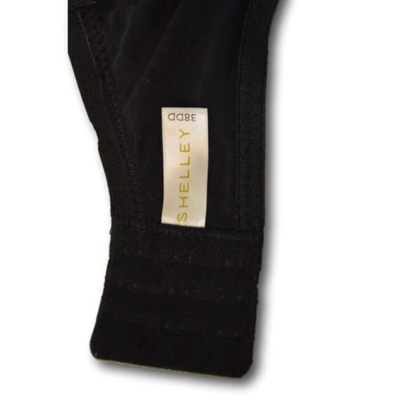 Shelley Black Lace Underwire Bra 38DD Women’s Sheer Lingerie - Picture 3 of 3